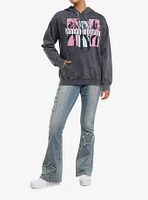 Disney Hannah Montana Tonal Panel Dark Wash Girls Hoodie