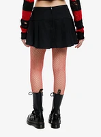 Social Collision Black Side Buckle Mini Skirt