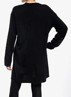 Cosmic Aura Gothic Cross Distressed Sweater Dress