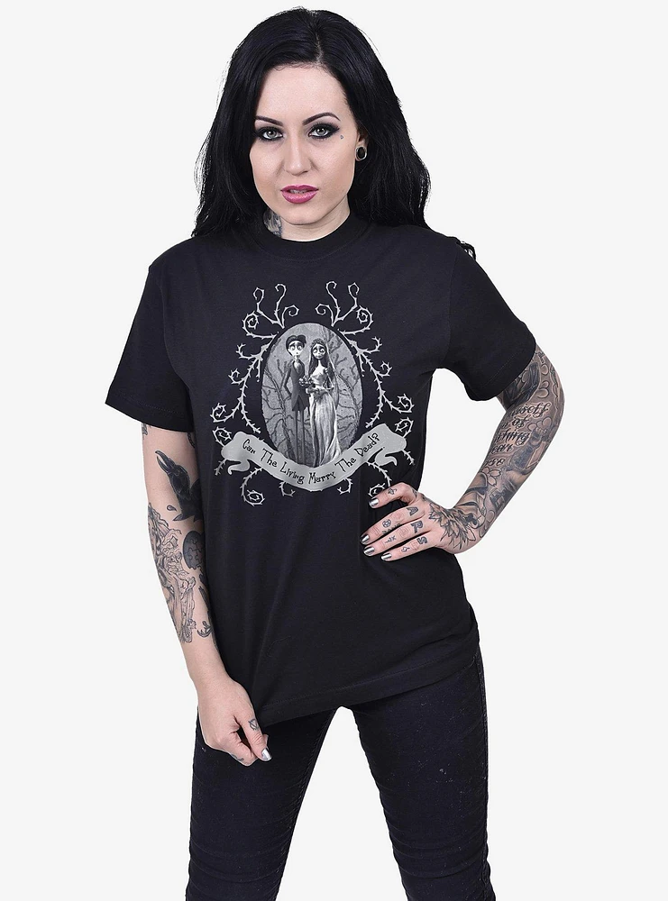 Corpse Bride Dead Wedding Front Print T-Shirt