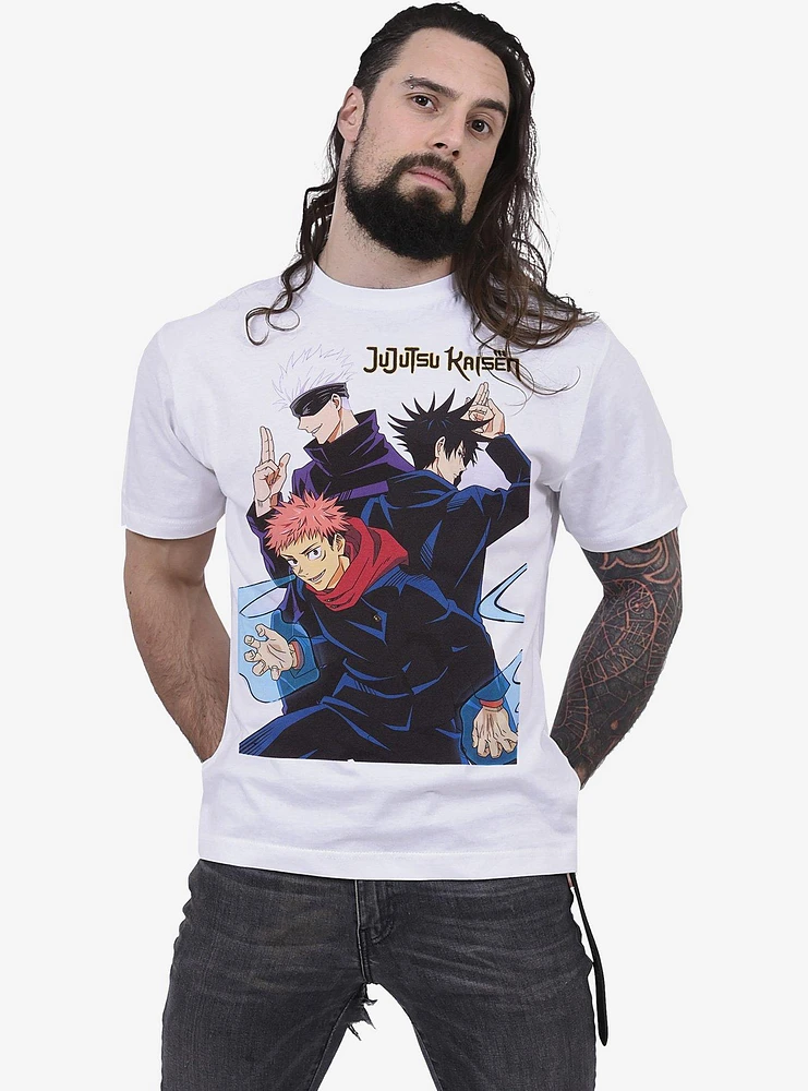 Jujutsu Kaisen Trio Front Print T-Shirt