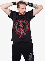 Deadpool Aim For The Middle Front Print T-Shirt