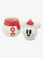 Disney Mickey Mouse Snowman Figural Lidded Candy Dish - BoxLunch Exclusive