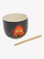 Studio Ghibli® Howl's Moving Castle Calcifer Ramen Bowl with Chopsticks - BoxLunch Exclusive