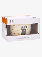 Studio Ghibli® Kiki's Delivery Service Jiji Fall Leaves Ramen Bowl With Chopsticks — BoxLunch Exclusive