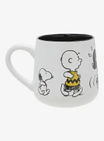 Peanuts Character Chasing Mug