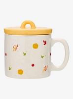 Studio Ghibli® Kiki's Delivery Service Jiji Fall Leaves Mug With Lid — BoxLunch Exclusive