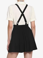 Black Suspender Circle Skirt