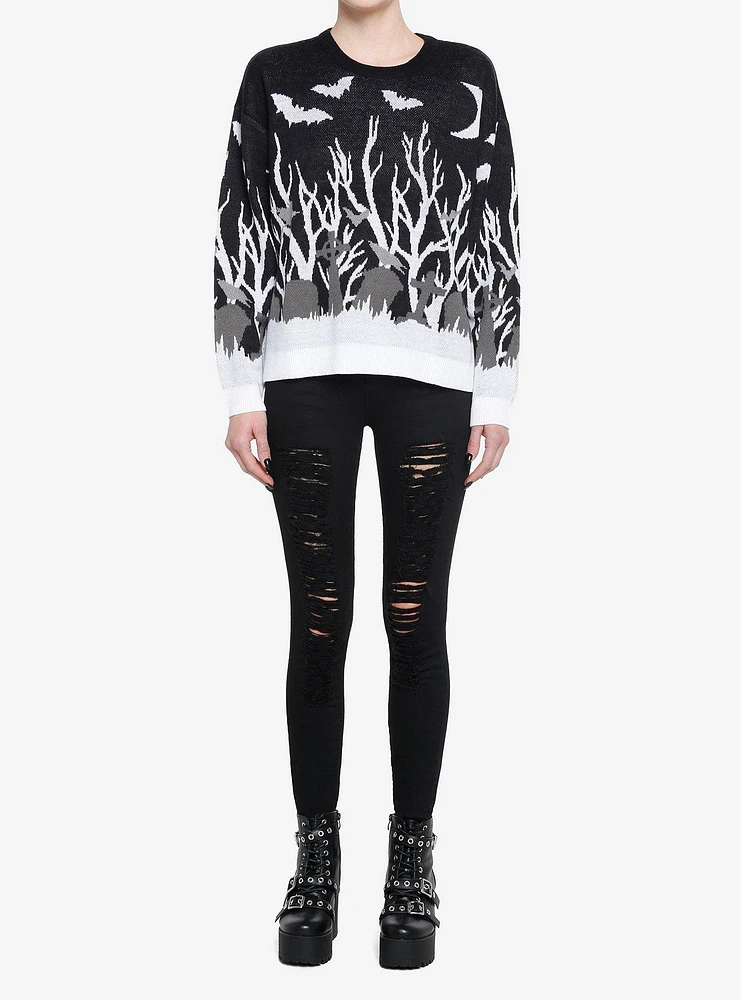 Thorn & Fable Cemetery Girls Sweater