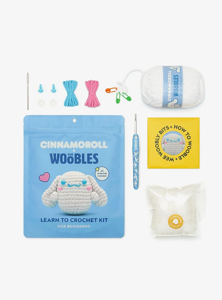 The Woobles Cinnamoroll Beginner Crochet Kit