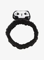 Skeleton Cat Plush Spa Headband