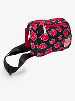 Loungefly Naruto Shippuden Akatsuki Clouds Allover Print Belt Bag