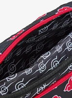 Loungefly Naruto Shippuden Akatsuki Clouds Allover Print Belt Bag