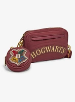 Loungefly Harry Potter Hogwarts Crest Sling Bag with Coin Purse