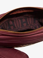 Loungefly Harry Potter Hogwarts Crest Sling Bag with Coin Purse