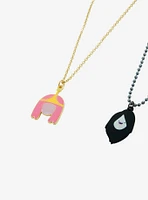 Adventure Time Marceline & Princess Bubblegum Best Friend Necklace Set