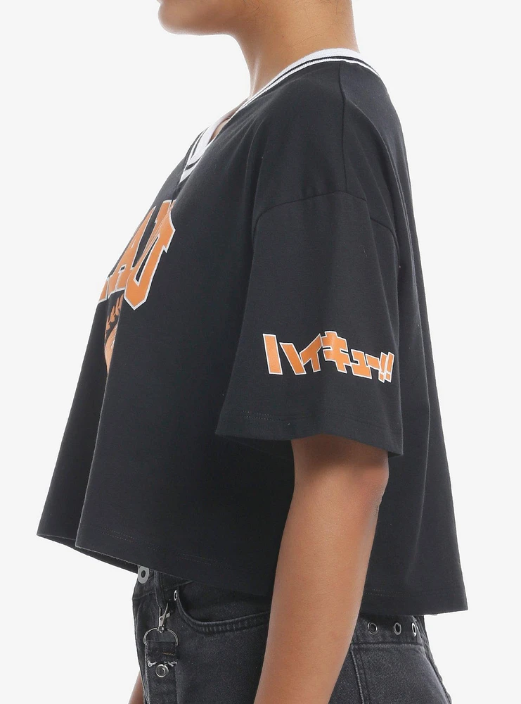 Haikyu!! Karasuno High Varsity Crop Girls T-Shirt