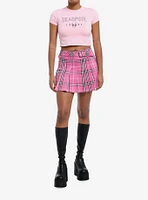 Marvel Deadpool Varsity Pastel Pink Girls Baby T-Shirt