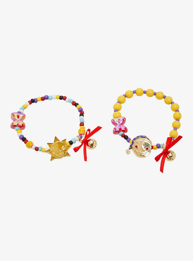 Five Nights At Freddy's: Security Breach Sun & Moon Bell Best Friend Beaded Bracelet Set