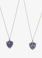 The Legend Of Zelda Hylian Shield Best Friend Necklace Set