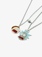 Rick And Morty Duo Best Friend Necklace Set