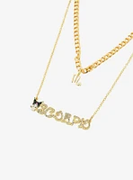 Kuromi Scorpio Bling Layered Necklace