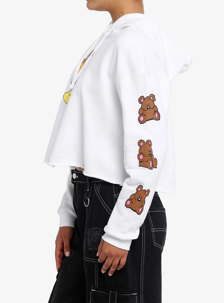 Garfield Odie & Pooky Girls Crop Hoodie