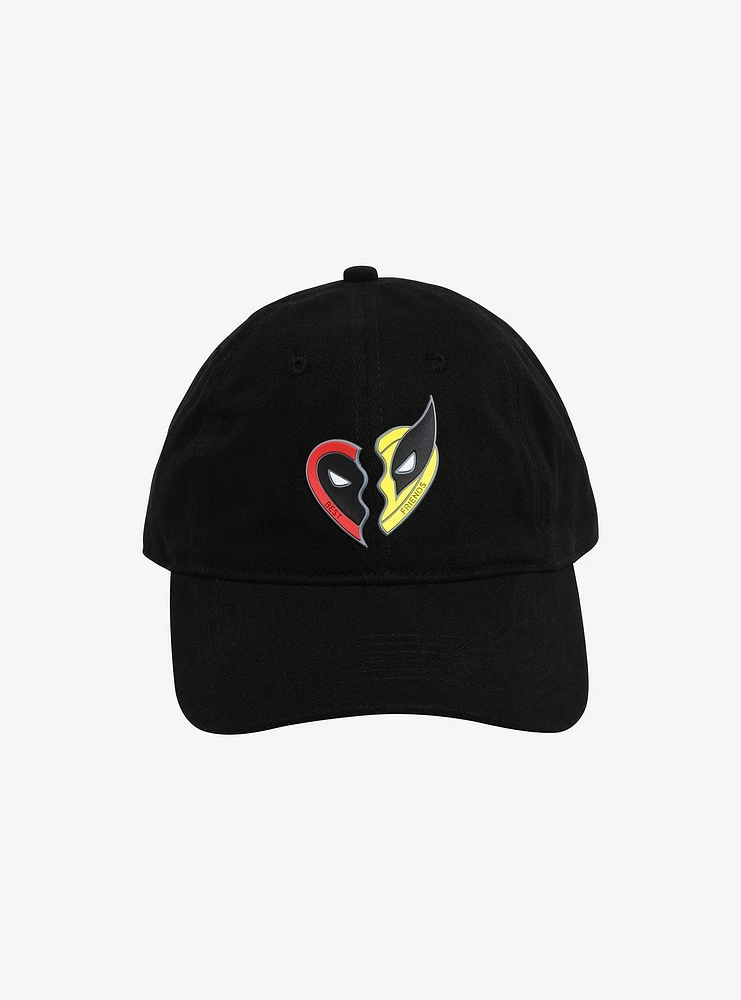 Marvel Deadpool & Wolverine Best Friends Dad Cap