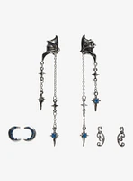 Thorn & Fable Bat Wing Cuff Earring Set