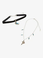 Thorn & Fable Blue Moon Wing Choker Set