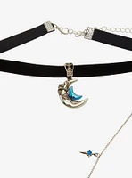 Thorn & Fable Blue Moon Wing Choker Set