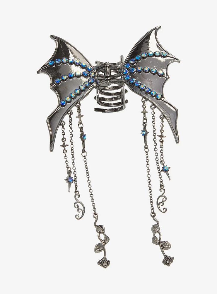 Thorn & Fable Bat Wing Charm Claw Hair Clip