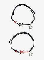 Social Collision Guitar Bling Best Friend Bracelet Set