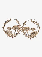 Thorn & Fable Mushroom Mouse Hoop Earrings