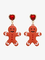 Sweet Society Gingerbread Heart Earrings