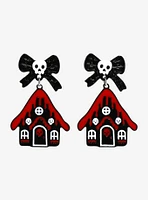 Social Collision Goth Gingerbread House Drop Earrings