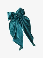 Sweet Society Green Velvet Hair Bow