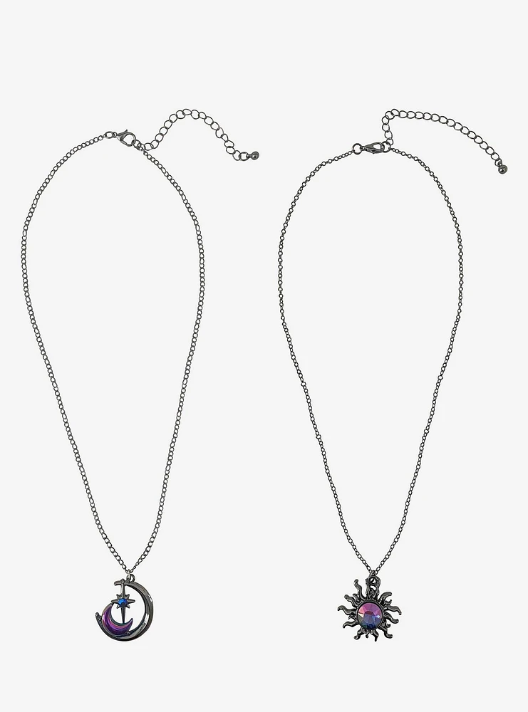 Thorn & Fable Celestial Best Friend Necklace Set