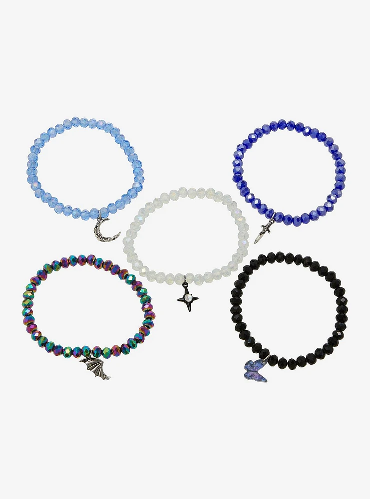 Thorn & Fable Celestial Wings Bead Bracelet Set