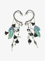 Thorn & Fable Snake Rat Floral Ear Cuffs