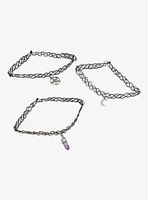 Cosmic Aura Spell Crystal Tattoo Choker Set