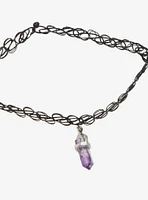 Cosmic Aura Spell Crystal Tattoo Choker Set