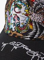 Ed Hardy Skull Leopard Trucker Hat