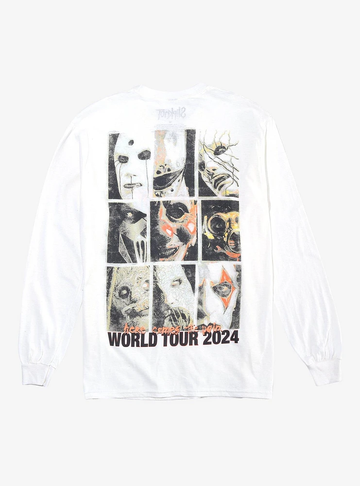 Slipknot World Tour 2024 Two-Sided Long-Sleeve T-Shirt