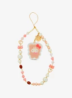 Hello Kitty Latte Bear Beaded Phone Charm