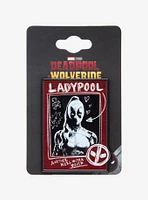 Marvel Deadpool and Wolverine Ladypool Poster Enamel Pin - BoxLunch Exclusive