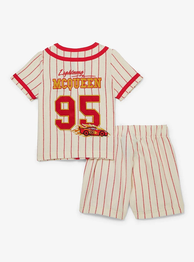 Disney Pixar Cars Lightning McQueen Infant Baseball Jersey & Shorts Set - BoxLunch Exclusive