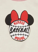 Disney Minnie Mouse Baseball Infant Shirt & Shorts Set