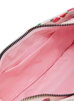 Strawberry Shortcake Quilted Fabric Ribbon Charm Shoulder Bag