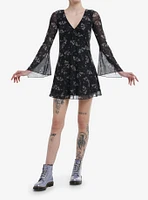 Thorn & Fable Moth Bell Sleeve Dress